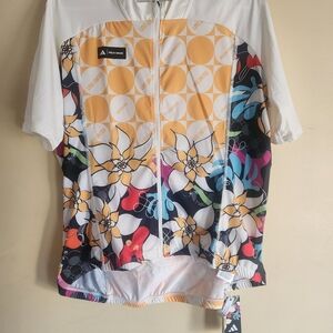 Adidas X Rich Minisi Cycling Short Sleeve Jersey Off White/Solar Gold